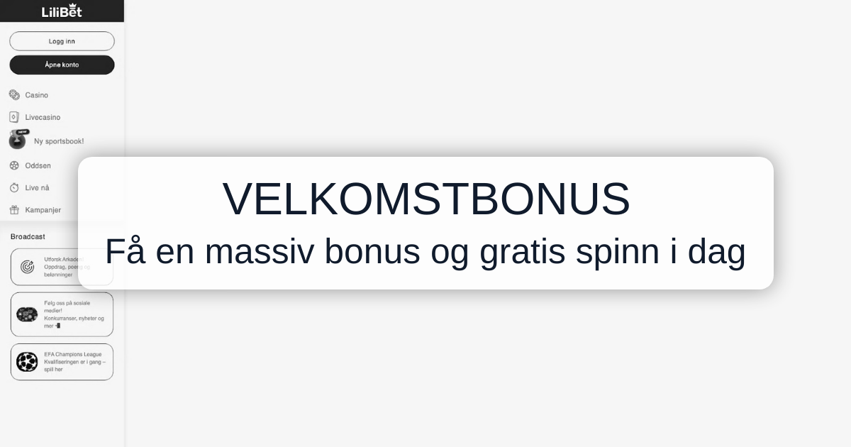 Velkommen til Lilibet Casino